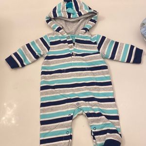 Little me hooded onesie